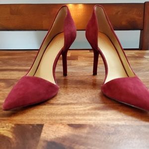 MK Julieta d'Orsay suede pumps